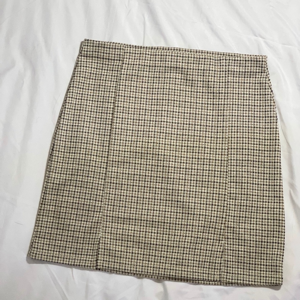 Plaid Mini Skirt